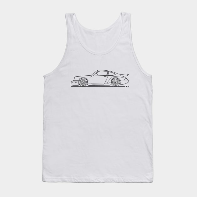 Retro Car 964 b Tank Top by garistipis